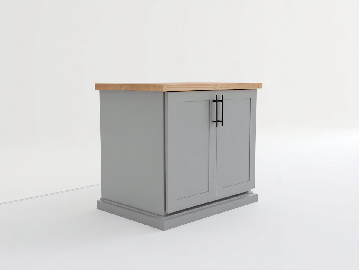 Aparador de madera 95 x 42 x 88 cm - gris madera natural y negro - 2 puertas con diseño moderno para almacenamiento